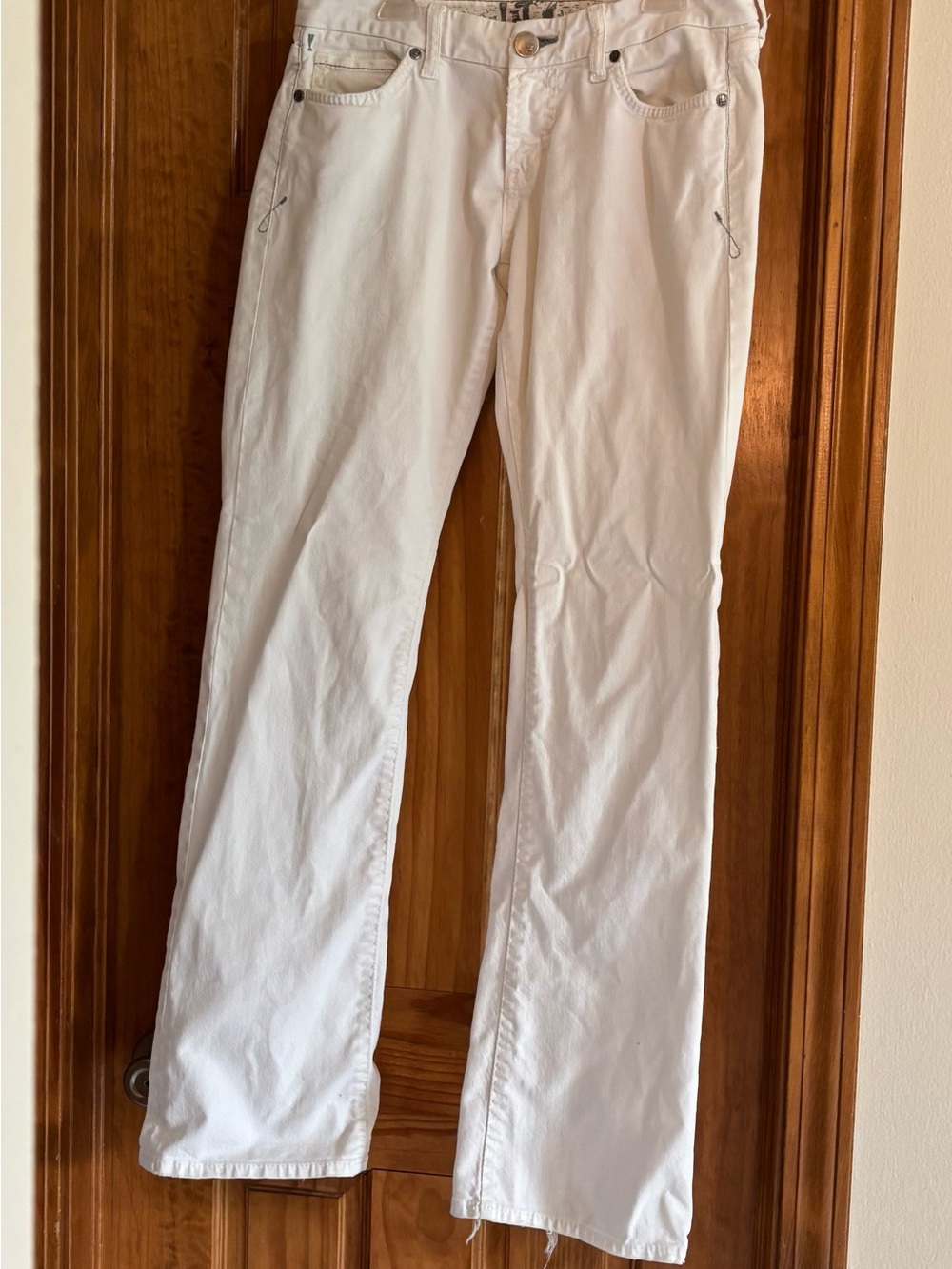 !It Vintage Los Angeles white Straight-Leg Jeans - Picture 12 of 16